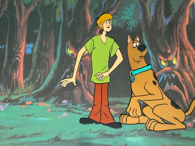 SCOOBY-DOO ANIMATION CEL 1972 Vintage Cartoons Production Art HANNA ...