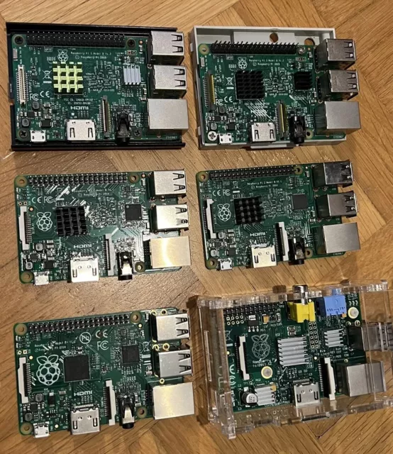 6x Raspberry Pi, Sammlung, Konvolut, Zubehör