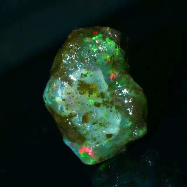 Opal Rough 64.75 Carat Natural Ethiopian Opal Raw Welo Opal Gemstone Multi Fire 2
