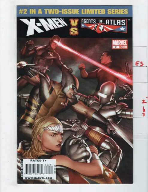 X-Men vs. Agents of Atlas #2 VF/NM 2009 Marvel e523
