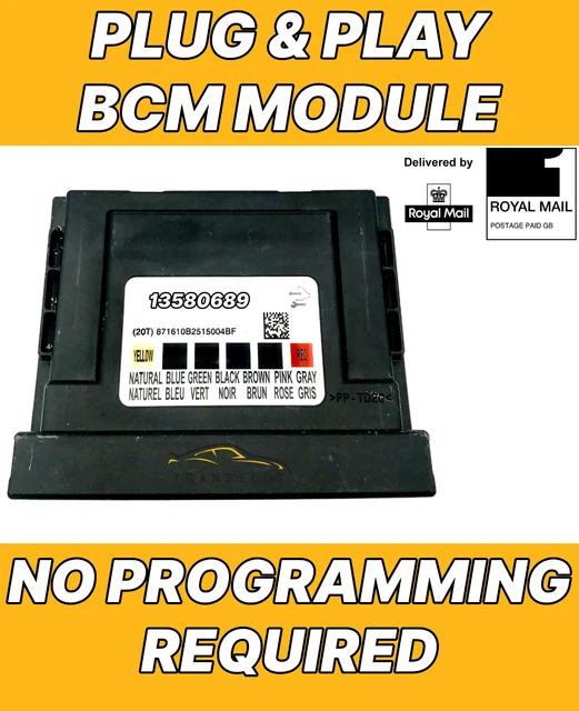 VAUXHALL ASTRA J Plug & Play Bcm Body Control Module 13580689 No Coding