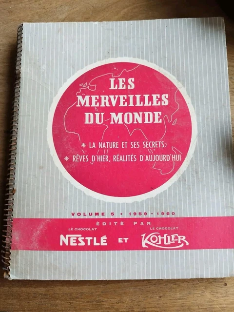 ALBUM DE CARTES les merveilles du monde EUR 5,20 - FR