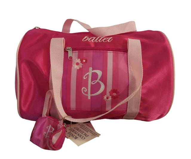 Romar accesories  Ballet Dance handbag Pink, studio dance with coin purse bonus