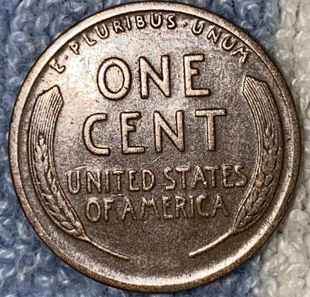 1 US Lincoln Wheat Cent Penny Roll 1917-S/1909 VDB AU/UNC (50 Coins) Old Vintage 4