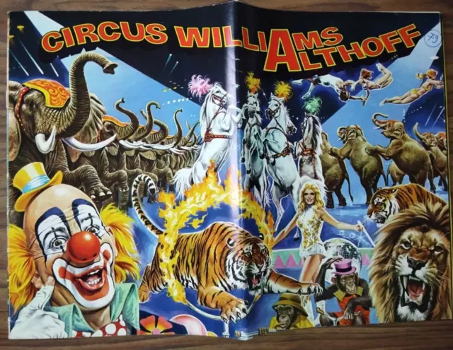 Programme Circus Williams Althoff 1979? - circus circo