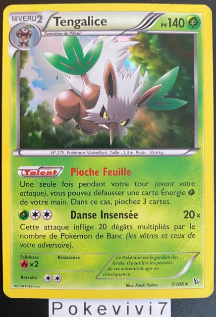 Pokemon Card TENGALICE 7/106 Holo XY2 Sparks FR USED
