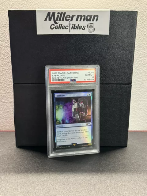 2022 MAGIC THE GATHERING SECRET LAIR DROP 1084 Fabricate FOIL PSA 10