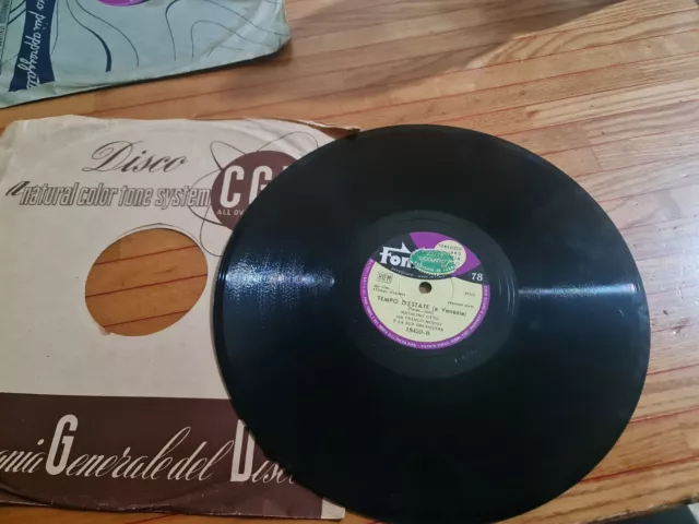 DISCO VINILE 78 GIRI Natalino Otto Franco Mojoli 78 GG FONIT