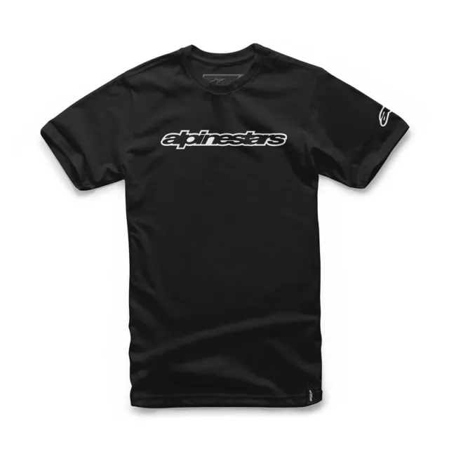 ALPINESTARS ASTARS WORDMARK TEE SHIRT T-Shirt BLACK SIZE SMALL AS367201501073