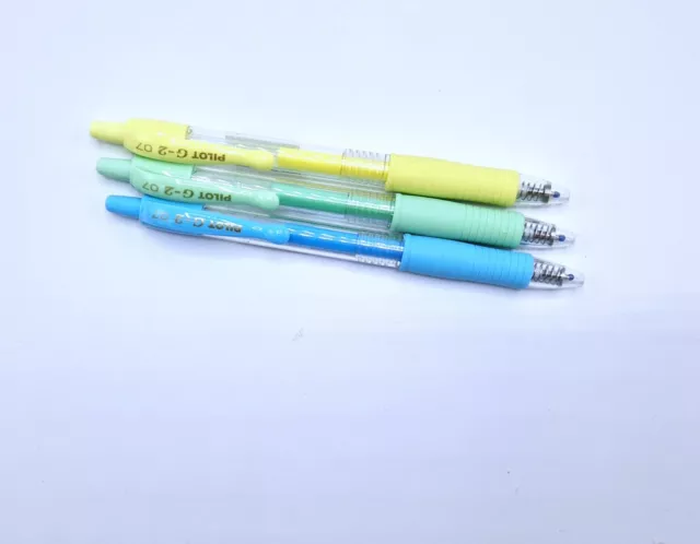 Pilot G-2 07 Pastel Gel Ink 0.7mm Fine Retractable Rollerball Pen