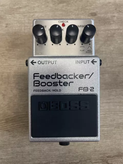 Boss FB-2 Feedbacker/Booster Pedal, Excellent Condition Used Japan