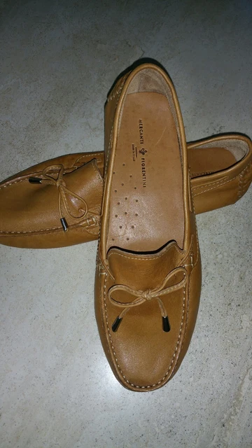 Mercanti fiorentini leather sales string tie loafer