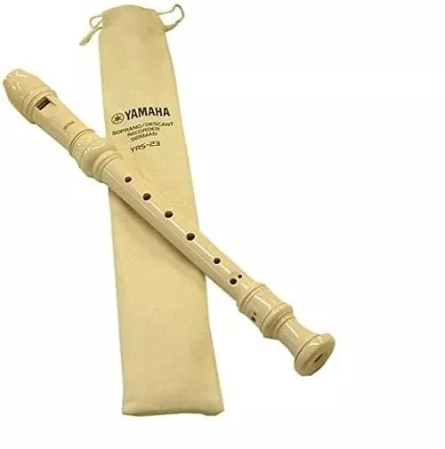 Flauto yamaha soprano con scovolino e custodia qualità superiore yrs 23