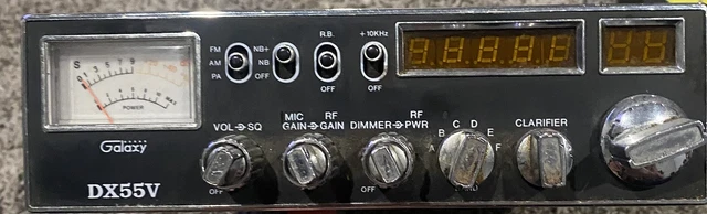 Galaxy DX55v 10 Meter Radio - For Parts or Repair - Untested Galaxy DX55v 10 Meter Radio - For Parts or Repair - Untested