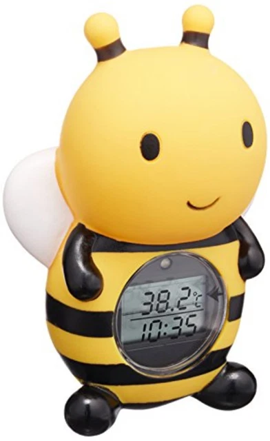 Termómetro digital de habitación y baño Papajino abejas RBTM002 F/S con # de seguimiento Japón nuevo
