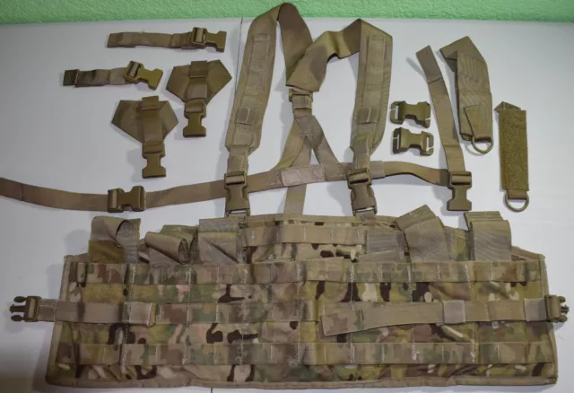 Multicam Molle II Tactical Assault Panel TAP Chest Rig (Complete w/ Adapters)