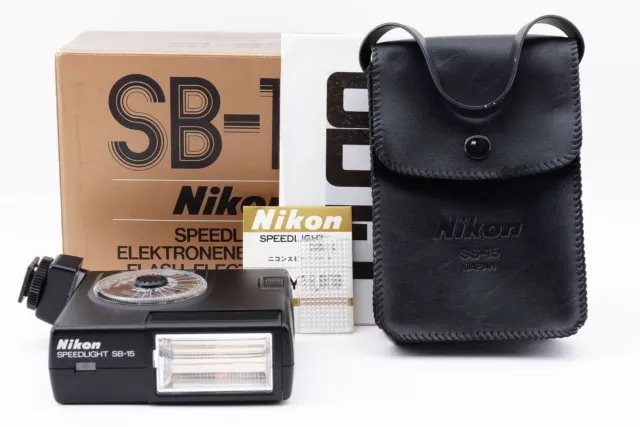 [Top MINT in BOX] Flash con montura de zapata Nikon Speedlight SB-15 para...