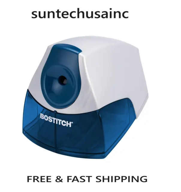 Bostitch Personal Electric Pencil Sharpener Blue FREE SHIPPING