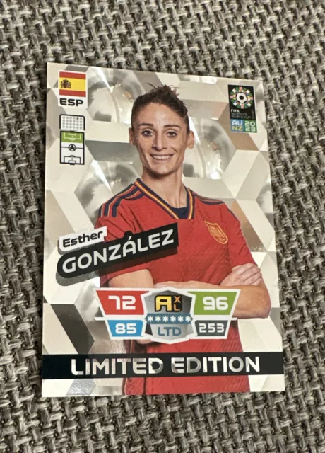 Esther Gonzalez FIFA Women’s World Cup 2023 Trading Limited Edition Card. New