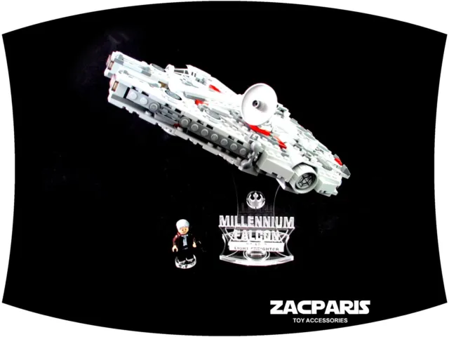 CUSTOM 3D MULTI DIRECTIONAL STAND for Lego 7778 Millennium falcon - 30 Degree