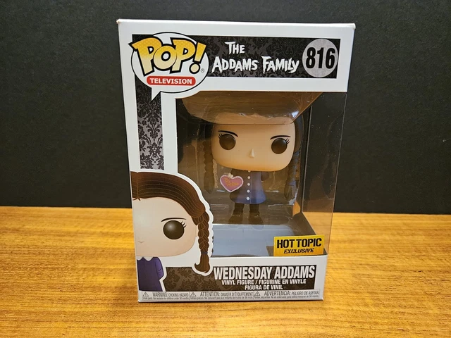Funko PoP! Addams Family WEDNESDAY ADDAMS #816 Hot Topic Exclusive w/ Protector!