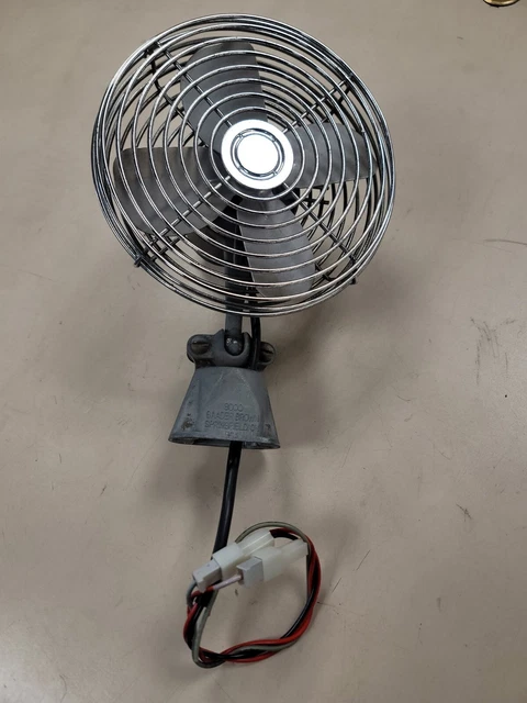Baader Brown Fan Black 7200M/8000 0900 252 100 bus truck semi dash 12v DC 2 spd