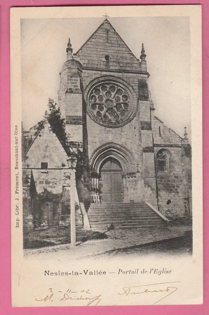 95 - NESLES LA VALLEE - Church Portal