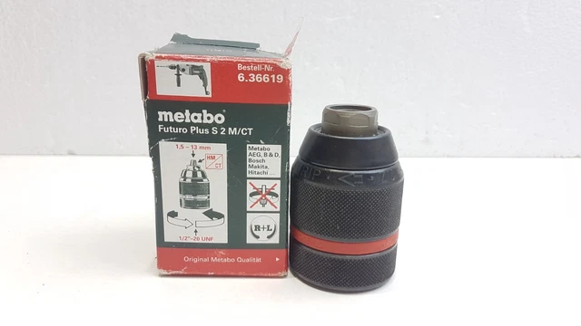 Metabo 636616000 Portabrocas Cierre Rápido Futuro Plus S1 Resistente A