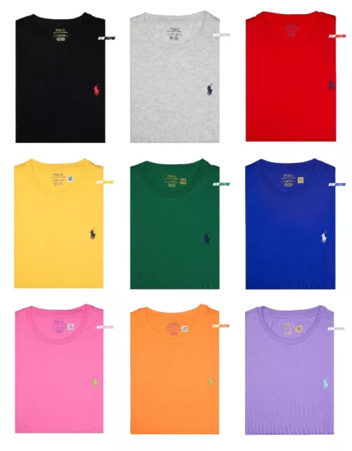 NWT Polo Ralph Lauren Men Classic Fit Pony Crew Neck T-Shirt Tee MSRP $55.00