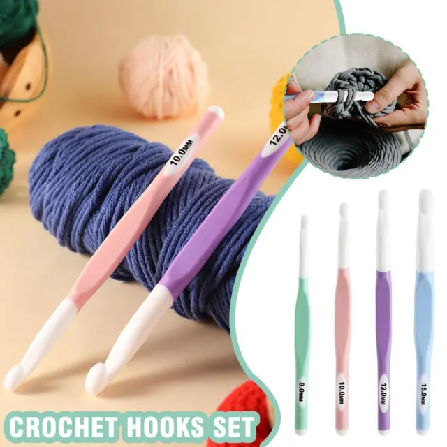 PRYM ERGONOMIC SOFT Grip Comfy Crochet Hooks, 3mm -15mm, Choose Or Set Size  πю $6.49 - PicClick AU