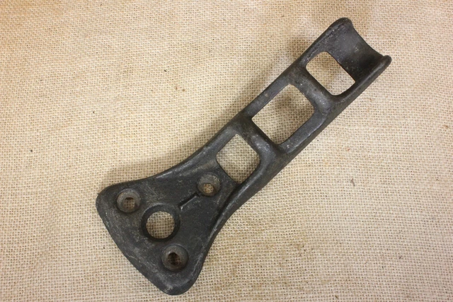 Old Flag Pole Bracket 1" Holder Strong Heavy Duty Galvanized Cast Iron Rustic 23 3