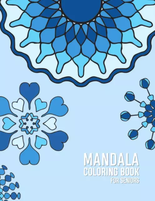 Dementia Activity Studio Mandala Coloring Book For Seniors (Poche)