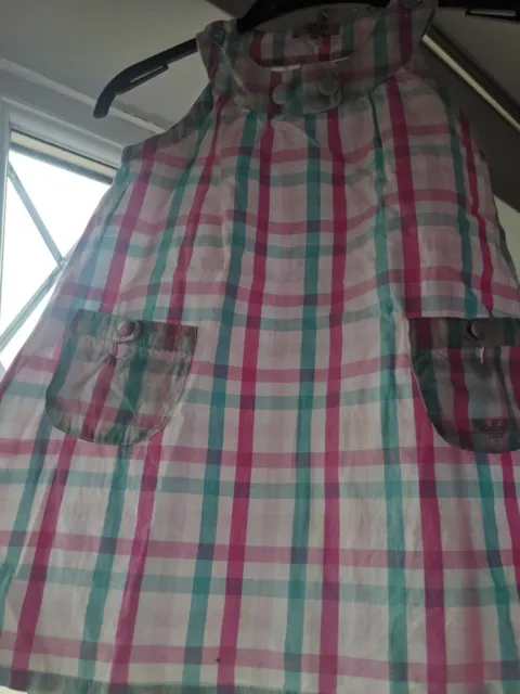 Armani Girl's Checked Dress (Size 24 months)