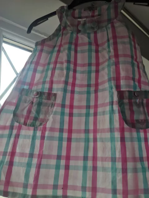 Armani Girl's Checked Dress (Size 24 months)