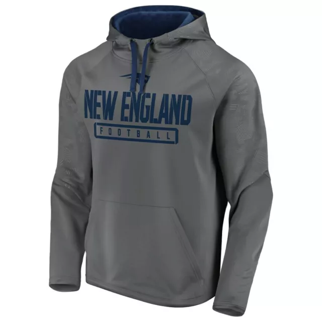 NFL New England Patriots Hoody Monocromatico Felpa Pullover con Cappuccio