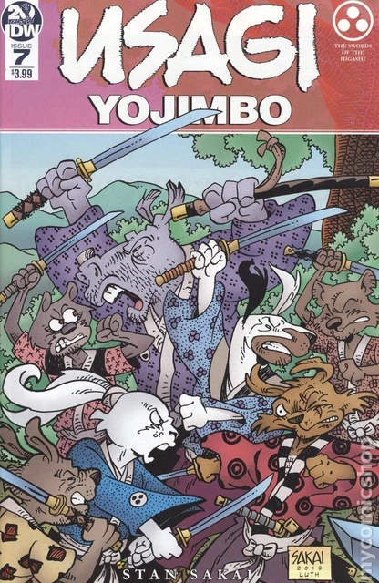 Usagi Yojimbo #7 Sakai Variant VF 2019 Stock Image