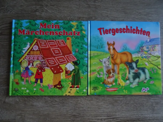 🌴 2 x Kinderbuch Mein Märchenschatz + Tiergeschichten Kinder Bücher Märchen 🌴