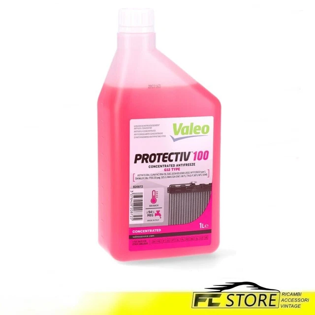 LIQUIDO ROSSO PROTETTIVO RADIATORE ANTIGELO CONCENTRATO 1 litro - VALEO 820872