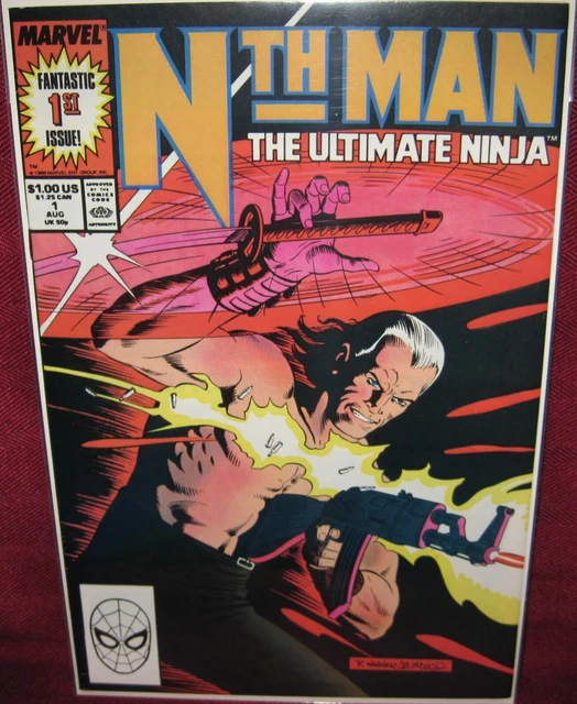 Nth Man The Ultimate Ninja #1 Marvel Comic 1989 Nm