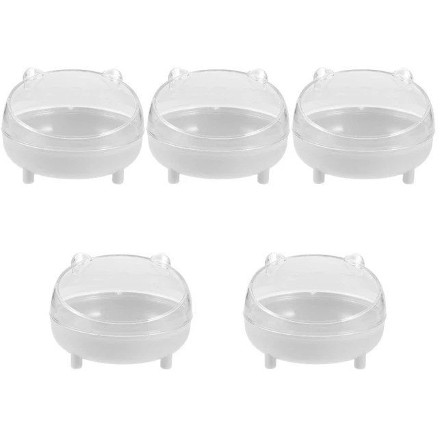 5pcs hamster sable salle de bain hamster sable récipient de bain petit animal