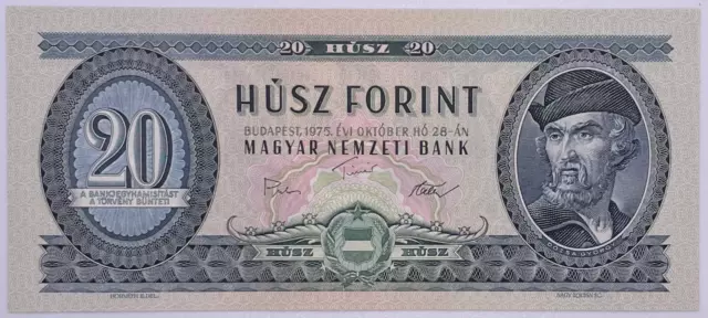 Hungary 20 Forint, 1975 P-169f