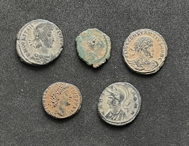 Pièces Commémoratives Romaines - Laiton Argenté - Objets De Collection Souvenirs - Répliques Décoratives - 3