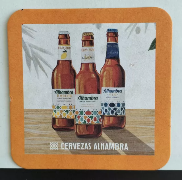 Posavasos cerveza CERVEZAS ALHAMBRA Crear Sin Prisa 3 coaster sotagot bierdeckel