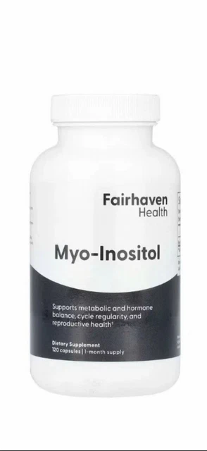 FAIRHAVEN HEALTH, MYO-INOSITOL,120 Capsules (500 mg per Capsule) £35.00 ...