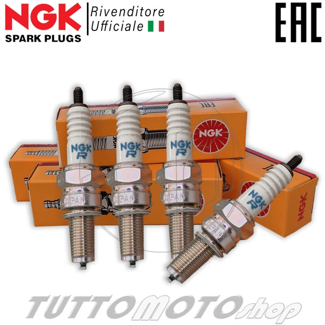Candele NGK CR9EH-9 | Kit 4 Pezzi | Per Honda CB600 Hornet 1998-2013 - Foto 3