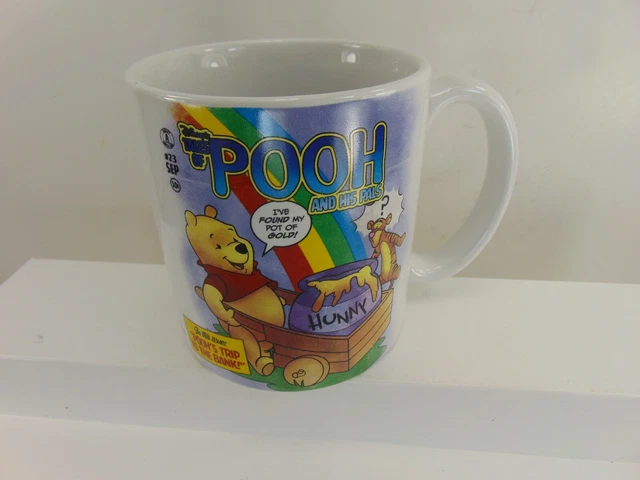 DISNEY STORE TALES Of Pooh AND His Pals LARGE Coffee Mug Winnie Tigger 