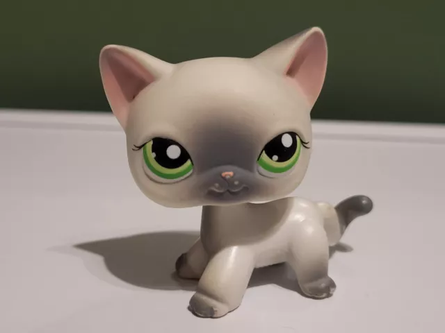 Lps #125 Littlest Petshop Original Authentic Chat Europeen European Cat Hasbro