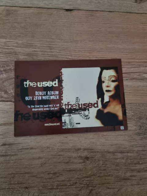 Tnewm20 Advert 5X8 The Used: Debut Album