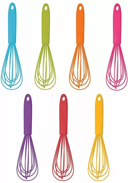 KitchenCraft Colourworks Silicone Balloon Whisk, Sauces Eggs Dressings 26 cm UK