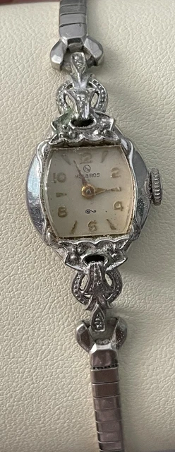 Montre Vintage Pour Femme Immagine - Années 70, Acier Inoxydable, Remontage Manuel, état Excellent